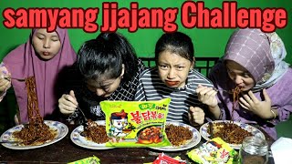 SAMYANG JAJANG CHALLENGELomba Cepat Makan Samyang  Seru dan Rusuh 😆 [upl. by Pall]