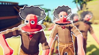 1000 Clams Vs Black Beard In Totally Accurate Battle Simulator [upl. by Harriot267]