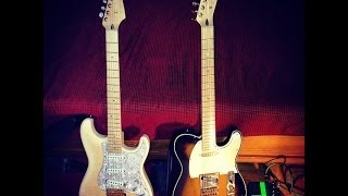 Fender Richie Kotzen Stratocaster VS Telecaster [upl. by Ainerbas]