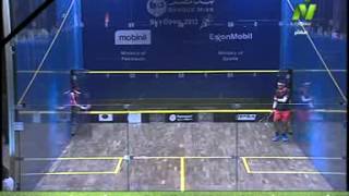 SQUASH  KARIM DARWISH vs M ELSHORBAGY FINAL SKY OPEN 2013 commentary BY ASHRAF HANAFI [upl. by Adlig]