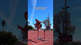 What is a heptathlon🤔 heptathlon heptathlete trackandfield [upl. by Gipsy]