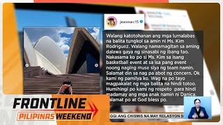 Marc Pingris itinangging may namamagitan sa kanila ng aktres na si Kim Rodriguez [upl. by Yecram]