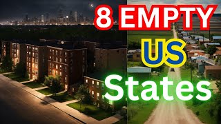 8 EMPTY States in America no one lives hereUS statesBest American States where to live in America [upl. by Irpak80]