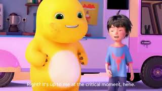 Naloong  Cute yellow Dino with icream truck English Sub [upl. by Theta241]