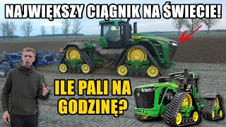 To największy seryjnie produkowany ciągnik na świecie Ile waży i jaką ma moc John Deere 9RX 830 [upl. by Okomom]