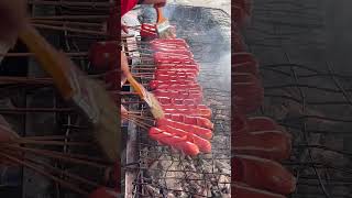 Roasted Hotdogs  Nice Street Food short shortvideos [upl. by Ennalorac]