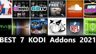 How to Install 7 Kodi Addons 2021 [upl. by Riabuz564]