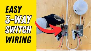 Easy 3 Way Switch Install diy electrical wiring [upl. by Konstantine]