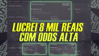 ESCANTEIOS BET365  LUCREI 8 MIL REAIS ESTRATÉGIA ODDS ALTAS [upl. by Scully]