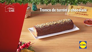 Tronco de turrón y chocolate 🎄🍫  Recetas de Navidad  Lidl España [upl. by Isabelita765]