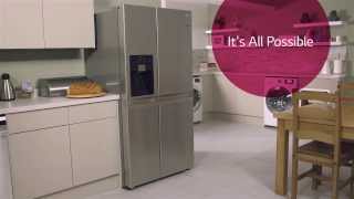 LG NonPlumbed Fridge Freezer Benefits [upl. by Aidroc]