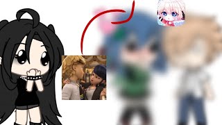 Marinette and Adrien in Gacha life tutorial [upl. by Ymac]