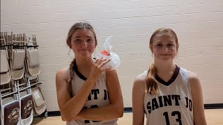 Saint Jo Girls Basketball Interview 222024 [upl. by Harbert926]