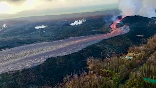 LAVA RIVER from Hawaii Volcano Eruption 🔥 [upl. by Booma]