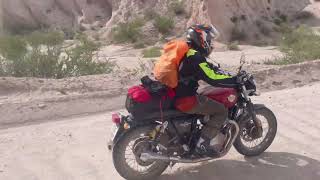 VIAJE CAFAYATE  CACHI POR RUTA 40 CON LAS royalenfield interceptor650 exhaust offroad [upl. by Elisabeth892]