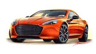 Aston Martin Rapide S drawing by Adonis Alcici [upl. by Nohs]