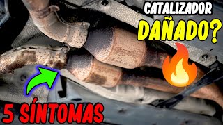 🔥5 SÍNTOMAS y SEÑALES de un CATALIZADOR TAPADO o DAÑADO ⚠ Todo lo que necesitas saber😱😰‼ ASI FALLAN👈 [upl. by Ocirne]