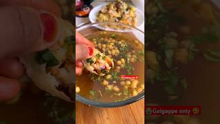 Golgappa Food ll 😋😋 Pani Puri Tasty Golgappe street India shortsviral food panipuri [upl. by Wenonah]