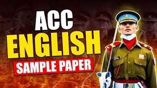 ACC English Sample Paper 6 Analysis  ACC Exam Previous Year Papers amp Solutions Online ACC Coaching [upl. by Nahtnhoj244]