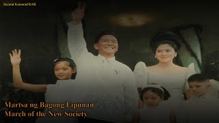 Martsa ng Bagong Lipunan  Philippine Patriotic Song  With Lyrics [upl. by Anibur]