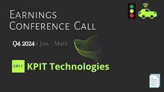 KPIT Technologies Ltd  Q4 2024  Earnings Conference Call [upl. by Awram891]