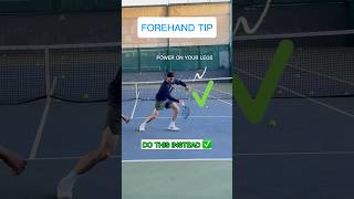 How to Hit a Better Tennis Forehand Avoid This Common Mistake tennis tennisforehand forehand [upl. by Vincenty]