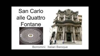 San Carlo alle Quattro Fontane  Google Slides [upl. by Annerb103]