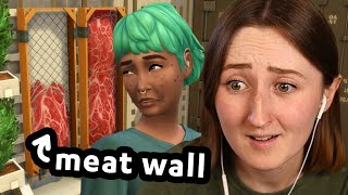 my sim got given a MEAT WALL [upl. by Airednaxela682]