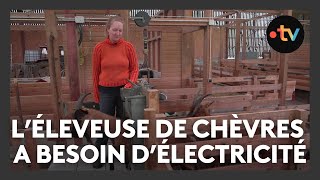 Moselle  Aurélie éleveuse de chèvres lance une cagnotte pour être raccordée au réseau électrique [upl. by Gena15]