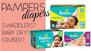 PAMPERS  SwaddlersBaby DryCruiser  REVIEW [upl. by O'Donoghue]