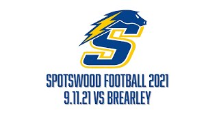 Spotswood High School Football vs David Brearley  91121  100pm [upl. by Tezzil]