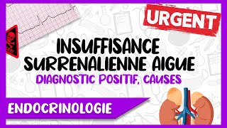 L’Insuffisance Surrénalienne Aigue Signes Cliniques et Paracliniques Causes Facteurs Déclenchant [upl. by Ratib]