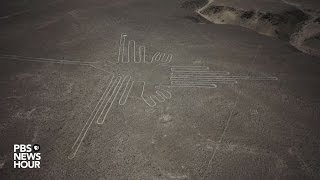 Drone footage of the damage done to ancient Nazca site [upl. by Idihsar]