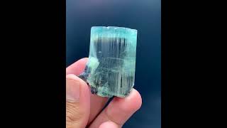 Blue Cap TourmalineCrystal  TourmalineSpecimen  PaprokTourmaline  FineMineral [upl. by Nithsa119]