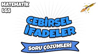 LGS 2022 Matematik  Cebirsel İfadeler LGS Soru Çözümleri [upl. by Schlessinger792]