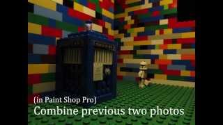 Lego Tardis Test EFFECTS BREAKDOWN [upl. by Annahsat]