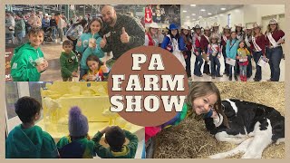 PA Farm Show 2024  Animals Tractor Pull Rodeo and more [upl. by Adnilahs]