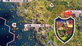 IM PLAYING IN A CIV 6 TOURNAMENT  Civ VI Multiplayer Rooster Cup Qualifier [upl. by Aerdnahc]