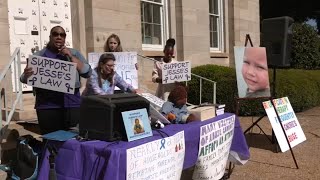 Jesses Rally for Change pushes for more laws to help protect children who are being abuse [upl. by Harihs]