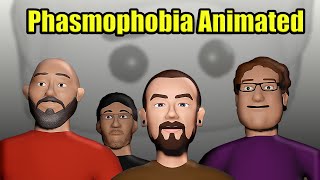 PHASMOPHOBIA ANIMATED Compilation  Markiplier Jacksepticeye Muyskerm and Lordminion777 [upl. by Kcirdor]