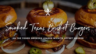 Smoked Texas Brisket Burger [upl. by Lilia]