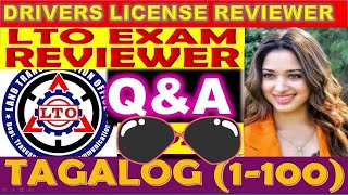 LTO EXAM REVIEWER 2023 TAGALOG [upl. by Savell]