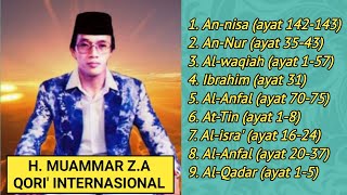 Tilawah AlQuran Merdu Qori Internasional HMuammar ZA Full Album [upl. by Ahsikal]