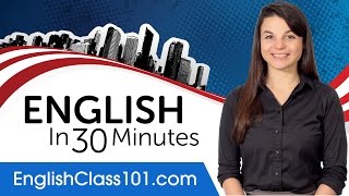 Learn English in 30 Minutes  ALL the English Basics You Need [upl. by Annodahs703]