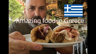 Greek Restaurant Kur Aristos in Faliro Athens Greece with English subtitles [upl. by Wistrup986]