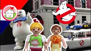 Playmobil Ghostbusters filmpje Nederlands In de bioscoop  Familie Huizer [upl. by Aramenta]