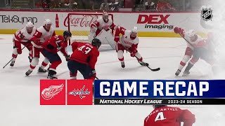 Red Wings  Capitals 928  NHL Highlights 2023 [upl. by Timi492]