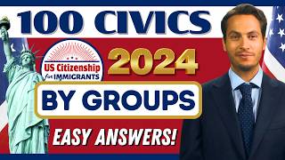 2024 USCIS Official Civics Test By Group 100 US Citizenship Interview Questions and Answers [upl. by Netneuq]