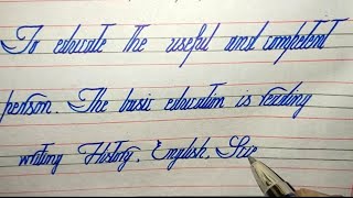 Beautiful cursive style handwriting ✍️ Essentialism philosophy of education detail [upl. by Dede]