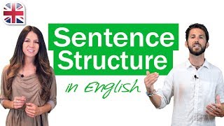 English Sentence Structure  English Grammar Lesson [upl. by Airun]